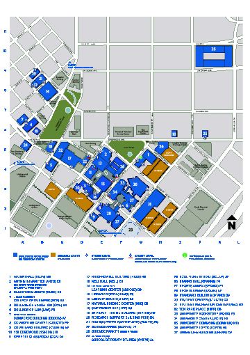 Georgia State University Campus Map Map Vectorcampus Map
