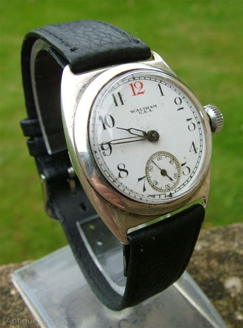 Antiques Atlas Gents 1932 Silver Waltham Wrist Watch