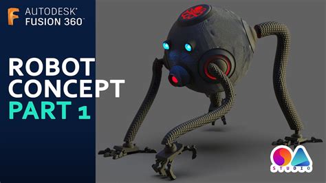 Fusion 360 Ep 32 Robot Concept 05 Part 1 Fusion360 Keyshot