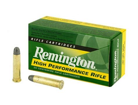 Remington High Performance Rifle Ammunition 32 20 Winchester 100