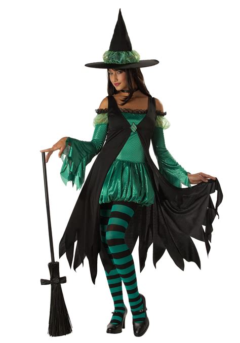Halloween Costumes For Adults Adult Emerald Witch Costume Costumes