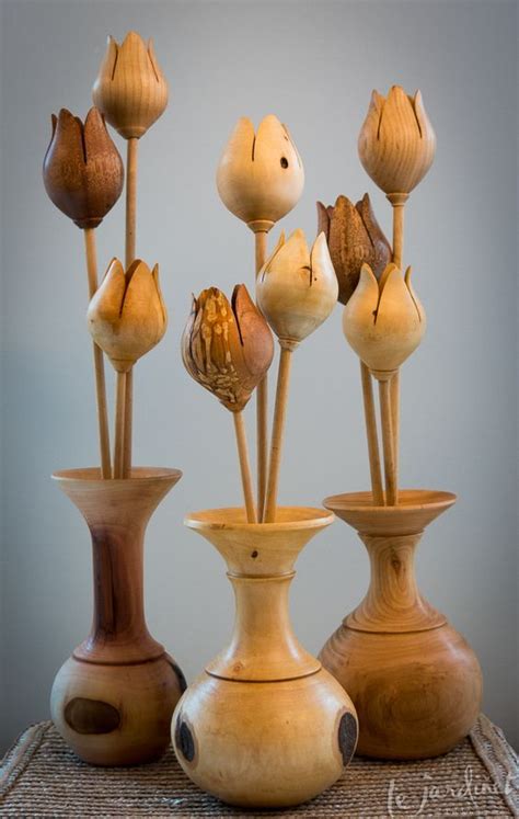 Heirloom Bouquets Handcrafted From From Salvaged Wood Lathe Projects