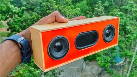 Diy Bluetooth Speaker Box How To Make Bluetooth Speaker Box At Home