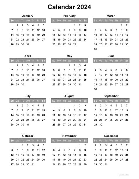 2024 Calendar Pdf Format Factory Reset Calla Corenda