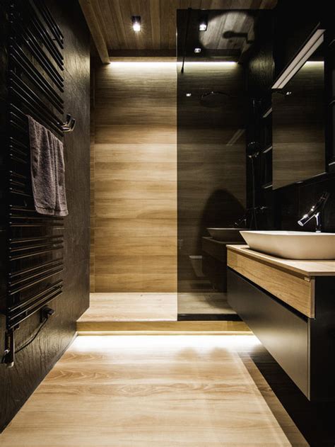 Black bathroom ideas helen shaw, uk director of benjamin moore says, 'a monochromatic scheme can be used to create an impactful style, black and white used in tandem is the most straightforward way to make an eye catching effect. Dark Bathroom Ideas, Pictures, Remodel and Decor