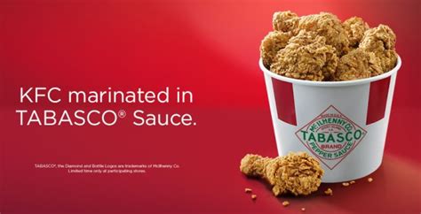 Kfc Serves Up New Tabasco Marinated Fried Chicken In Australia