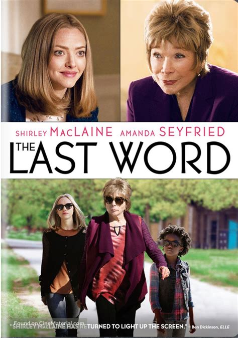 The Last Word 2017 Dvd Movie Cover