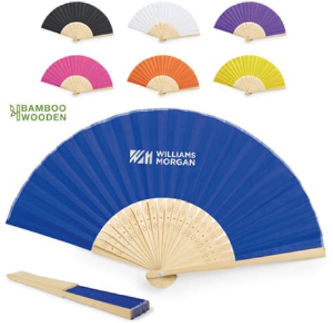 Printed Foldable Hand Held Fans Polyester With Bamboo Ribs Buy