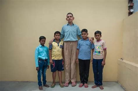 Worlds Tallest Eight Year Old Measures 6ft 6ins Twice The Height