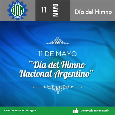 207° Aniversario De La Creación Del Himno Nacional Argentino Uom San