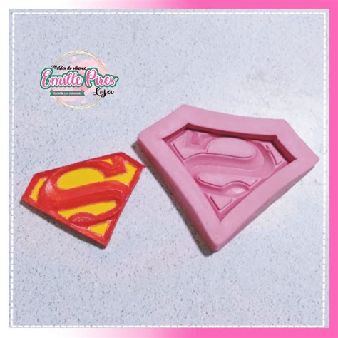 molde de silicone emblema superman shopee brasil
