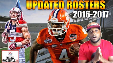 Comprehensive college football news, scores, standings, fantasy games, rumors, and more. NEW 2016-2017 Updated Rosters for NCAA Football 14 ...