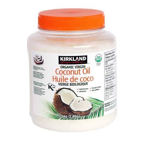 Buy Kirkland Signature Organic Virgin Coconut Oil Cold Pressed