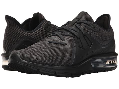 Nike 908993 010 Air Max Sequent 3 Womens Running Shoes Black