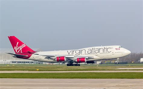 Virgin Atlantic Airways G Vrom Boeing 747 443 Barbarella At Manchester