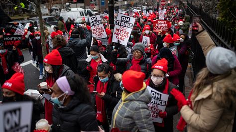 More Than Nurses Go On Strike At Two Nyc Hospitals The New York
