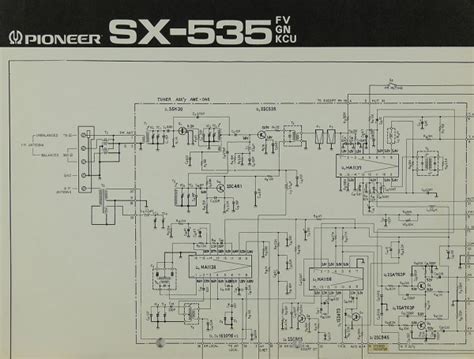 Pioneer Sx 535 Fv Gn Kcu Schematics Service Manual Receivers