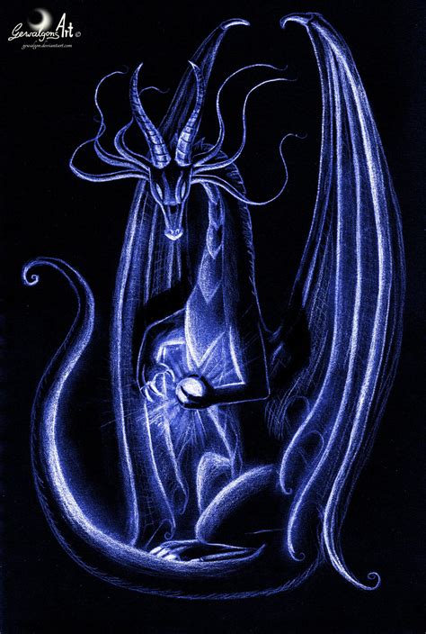 Blue Dragon Light by Gewalgon on DeviantArt