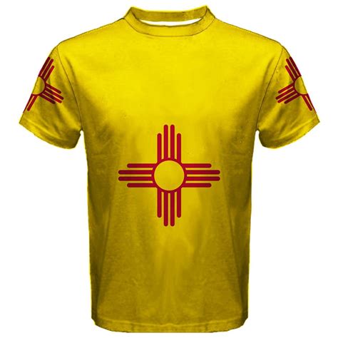 New New Mexico Flag Sublimated Mens Sport Full Print Mesh Etsy Mesh T Shirt New Mexico