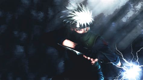 Wallpaper Naruto Shippuuden Hatake Kakashi Sharingan Chidori