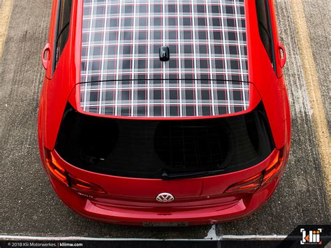 Vw Roof Wrap Mk7 Gti Plaid Klii Motorwerkes