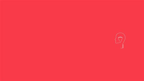 Digital Art Minimalism Heart Red Text Logo Simple Pattern