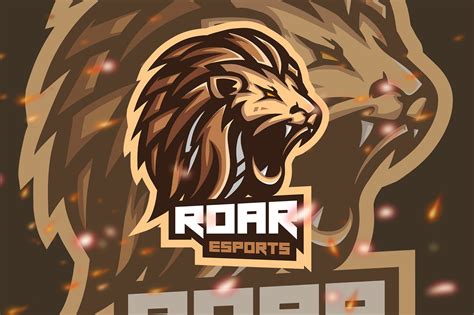Roar Animal Esport Gaming Logo Branding And Logo Templates Creative