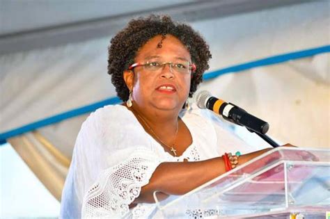 mia mottley becomes first female prime minister of barbados