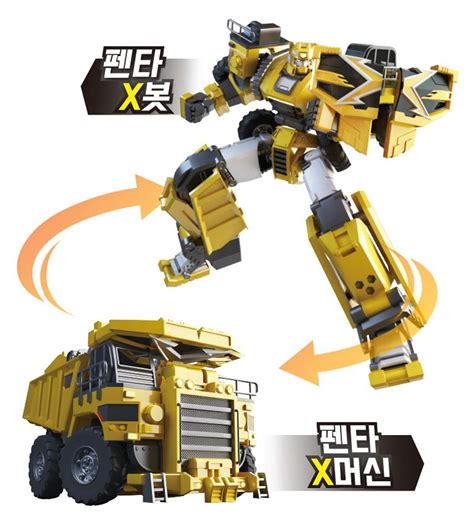 Buy Miniforce Penta X Bot Max Pentatron Transformer Robot Car Korean