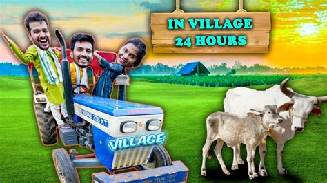 Living In Village For 24 Hours Challenge Hungry Birds Youtube