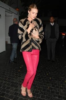 Rosie Huntington Whiteley At The Chateau Marmont With Friends In Los