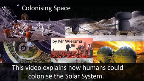 Space Colonisation How Can Humankind Colonise The Solar System Youtube