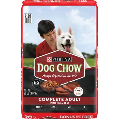 Dog Chow Complete Adult With Real Beef Dry Dog Food 20 Lb Smiths