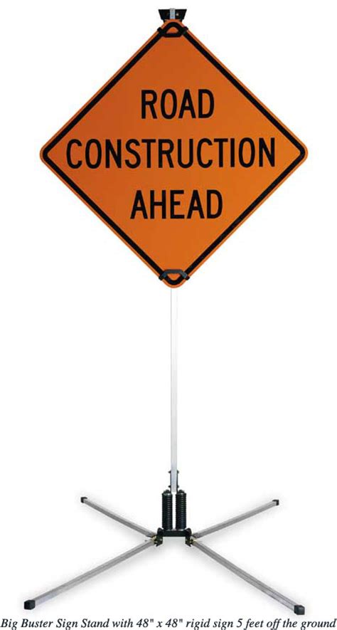 Roll Up Construction Signs And Stands Traffic Control And Protection