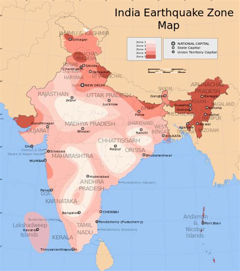 Seismic zones of india all you need to know. File:India earthquake zone map en.svg - Wikipedia