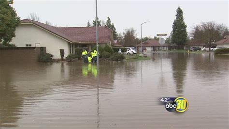 Map Widespread Flooding Reported On The East Side Of Fresno And Clovis