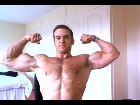 Adam Charlton Sexy Hairy Bodybuilder Posing Practice And Flexing His Massive Muscles YouTube