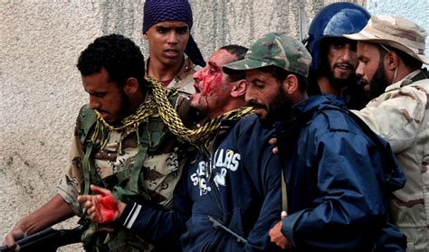 Col muammar gaddafi died from bullet wounds some time after a failed attempt to escape from the fighters of the national transitional council (ntc), but the exact circumstances of his death are still. Libya rebels 'executed' Gaddafi loyalists, says rights ...
