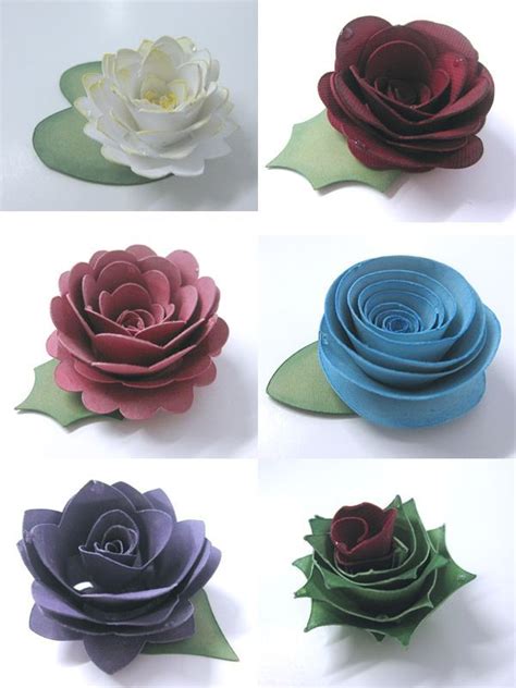 Download Free Twirled Flowers Cut Files | DIY Flowers | Pinterest ...