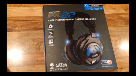 Review Headset Turtle Beach Px22 Youtube