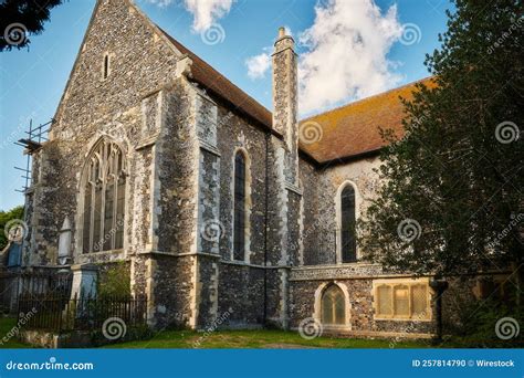 Exterior of St Mary the Virgin Church. Minster, Thanet, Kent, England