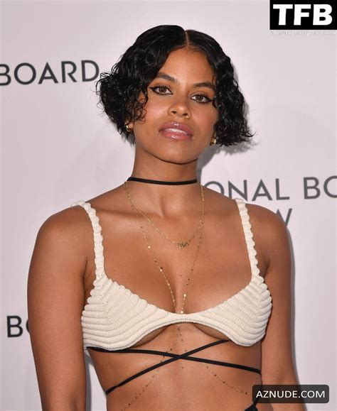 ZAZIE BEETZ SEXY SEEN FLAUNTING HER TITS AT THE NATIONAL BOARD OF