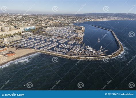 Marina Aerial View Redondo Beach California Editorial Photography