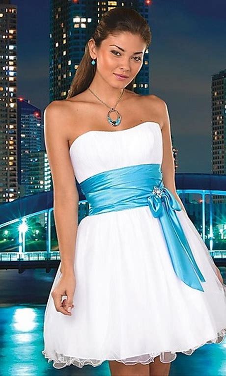 Blue And White Dresses