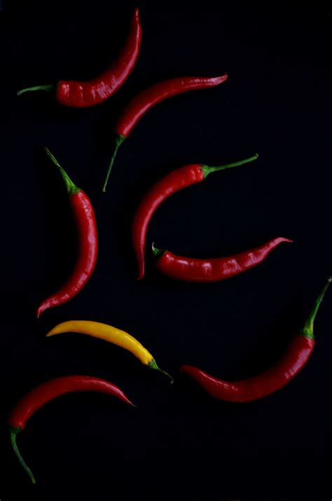 Hd Wallpaper Red Chili Peppers Hot Spicy Food Spice Ingredient