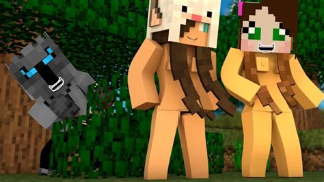 Popularmmos Pat And Jen Minecraft Naked And Afraid Challenge Custom Mod Challenge S E Youtube