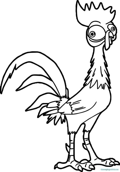 Hei Hei Printable Disney Coloring Pages | Cartoon coloring pages, Turtle coloring pages, Disney