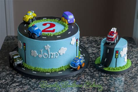 Car Theme Birthday Cake And Smash Cake Cars Birthday Cake Car
