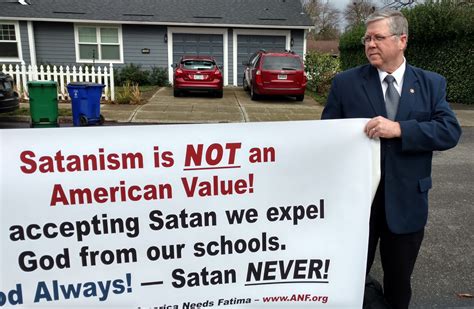 Satan Meets Religious Groups At Portland School