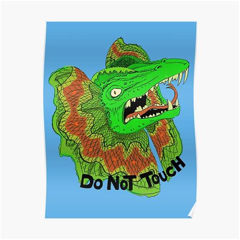 Do Not Touch Poster By Julialia Redbubble